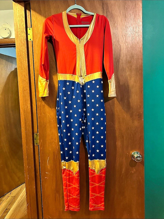 Tipsy Elves Other - Tipsy elves Superhero Jumpsuit in Red & Blue